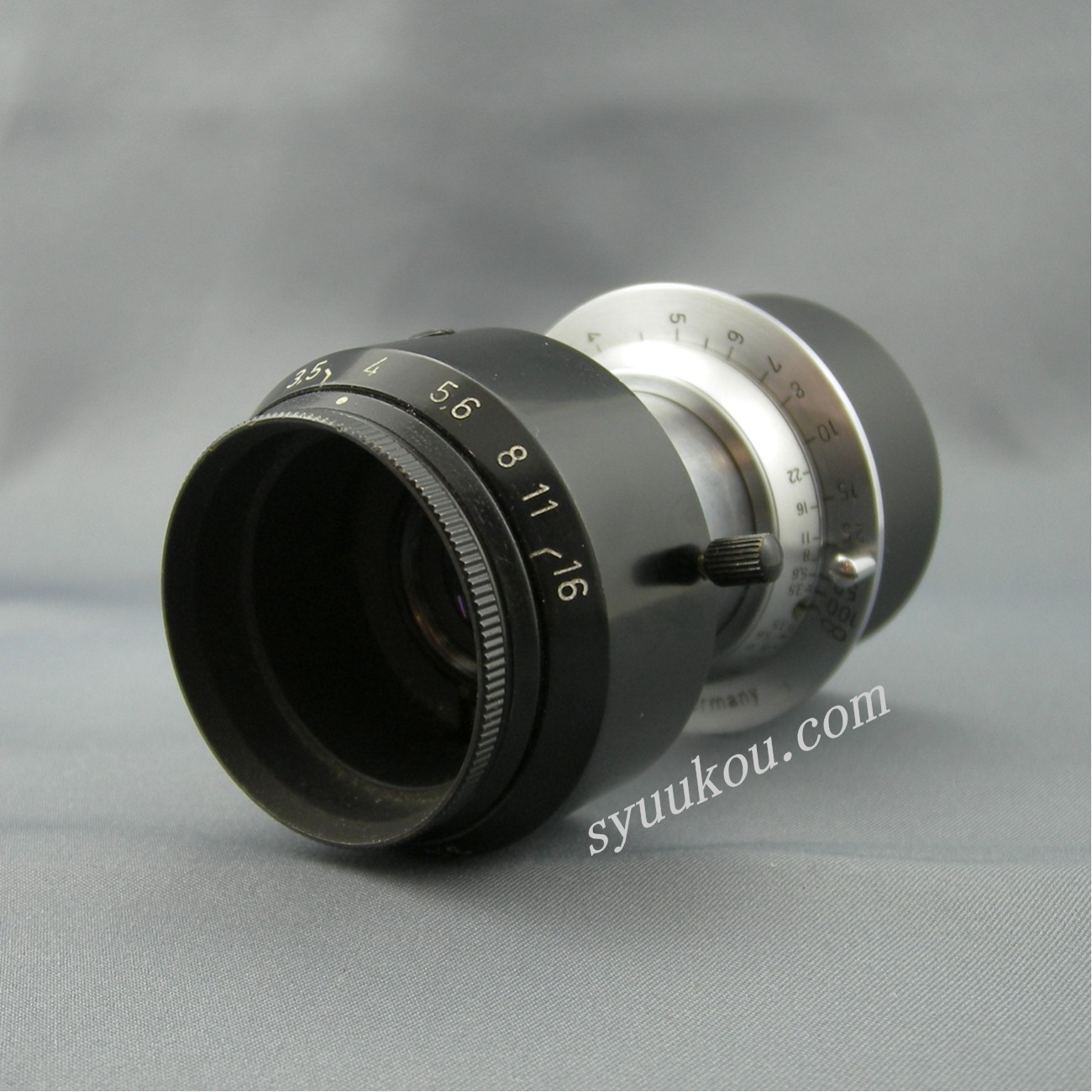 フードと絞り設定リングコンビ エルマー50mm／F3，5用 