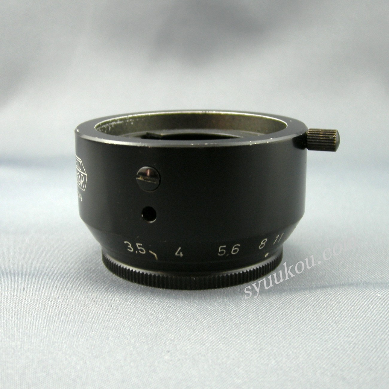 フードと絞り設定リングコンビ エルマー50mm／F3，5用