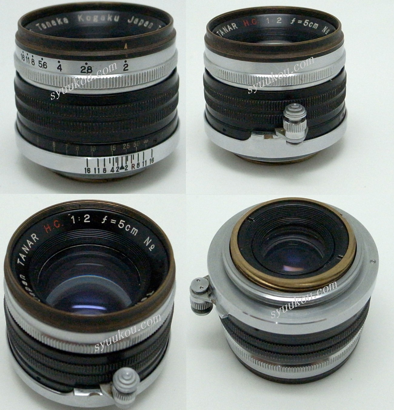 タナック Ⅳ－S タナーHC50mm／F2，0付 | 距離計式