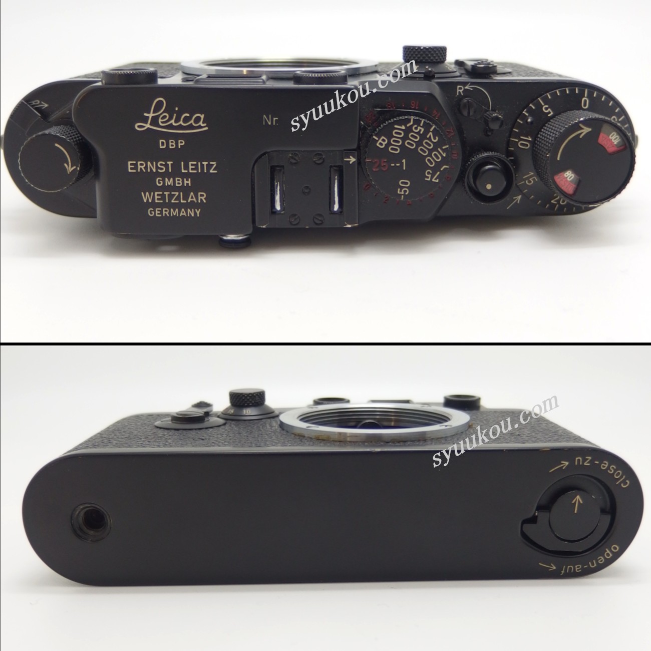 バルナックライカⅢf ブラックボディLeica Ⅲf