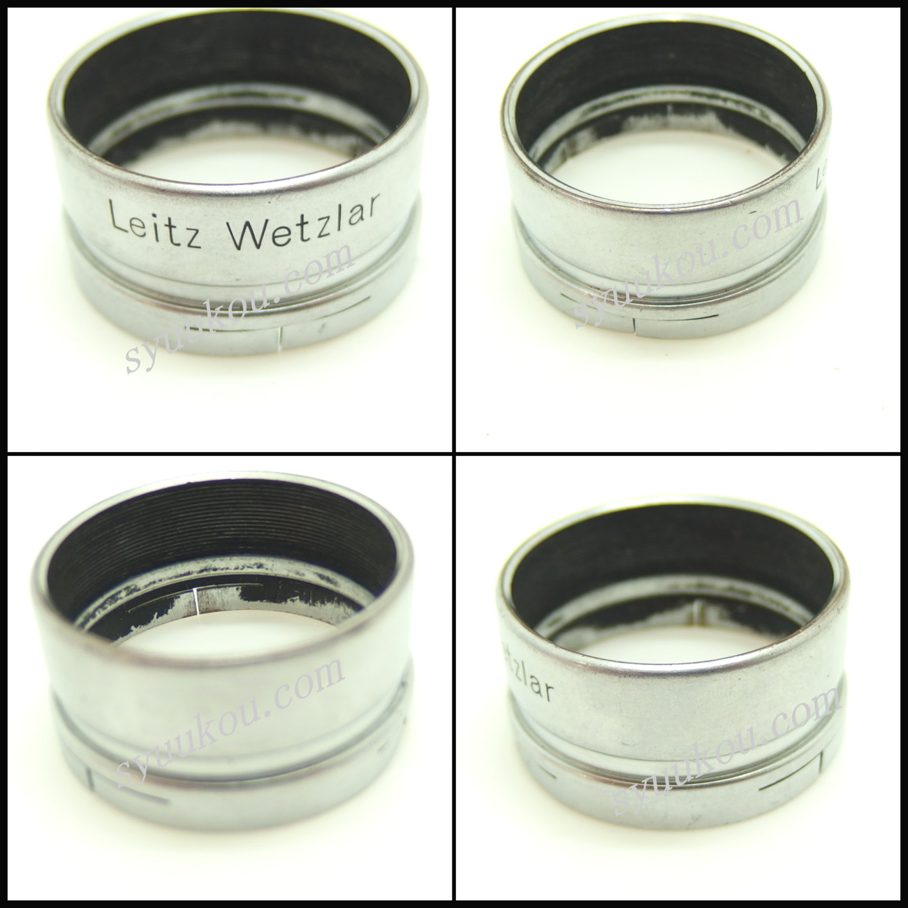 FISON／12510 エルマー50mm／F3，5用フード 赤