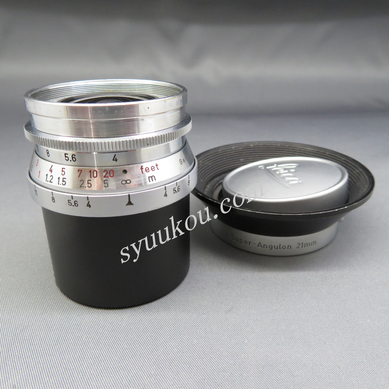 Leica スーパーアンギュロン21mm F4 オリジナルフード付き Leica SUPER-ANGULON 21mm F4 《オリジナルフード付き》