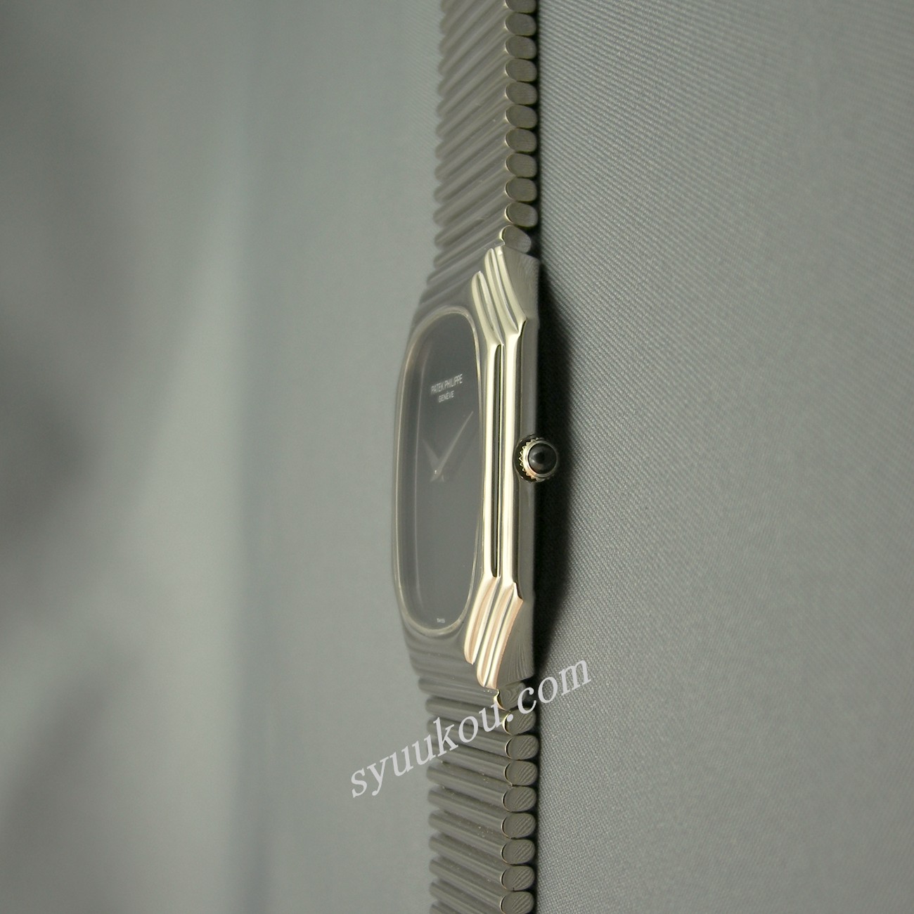 K18WG製ブレス一体式 オニキスダイヤル | PATEK PHILIPPE | 時計