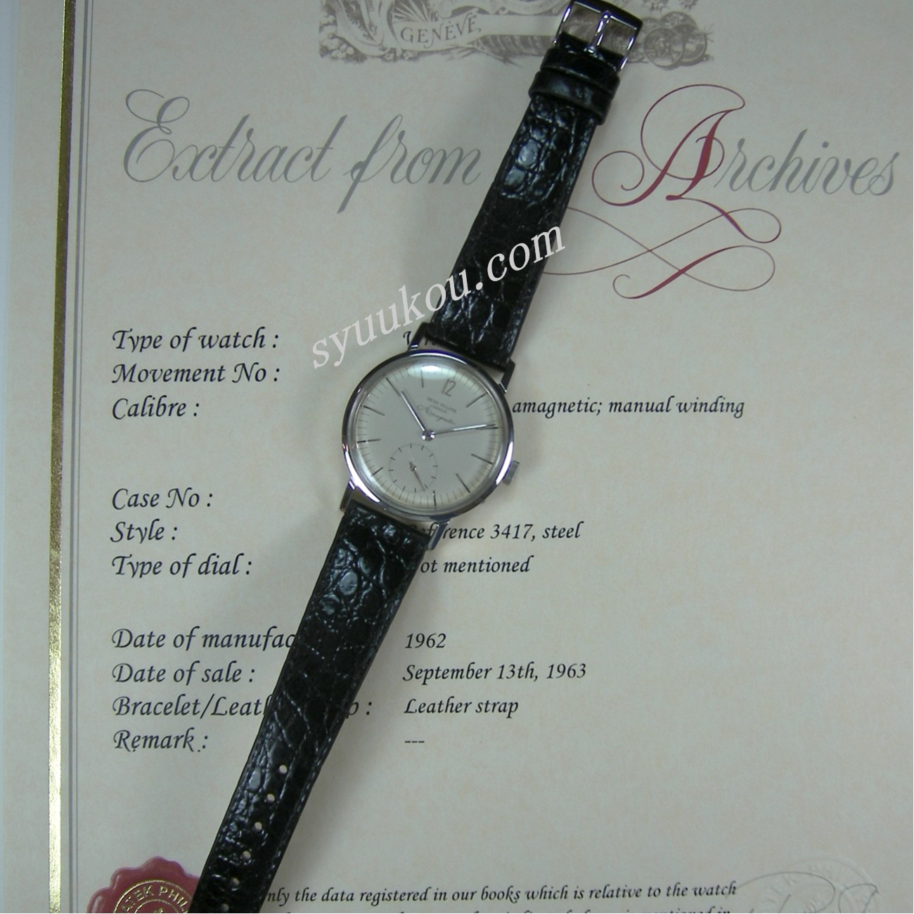 PATEK PHILIPPE A Magnetic Ref・3417 | Cal
