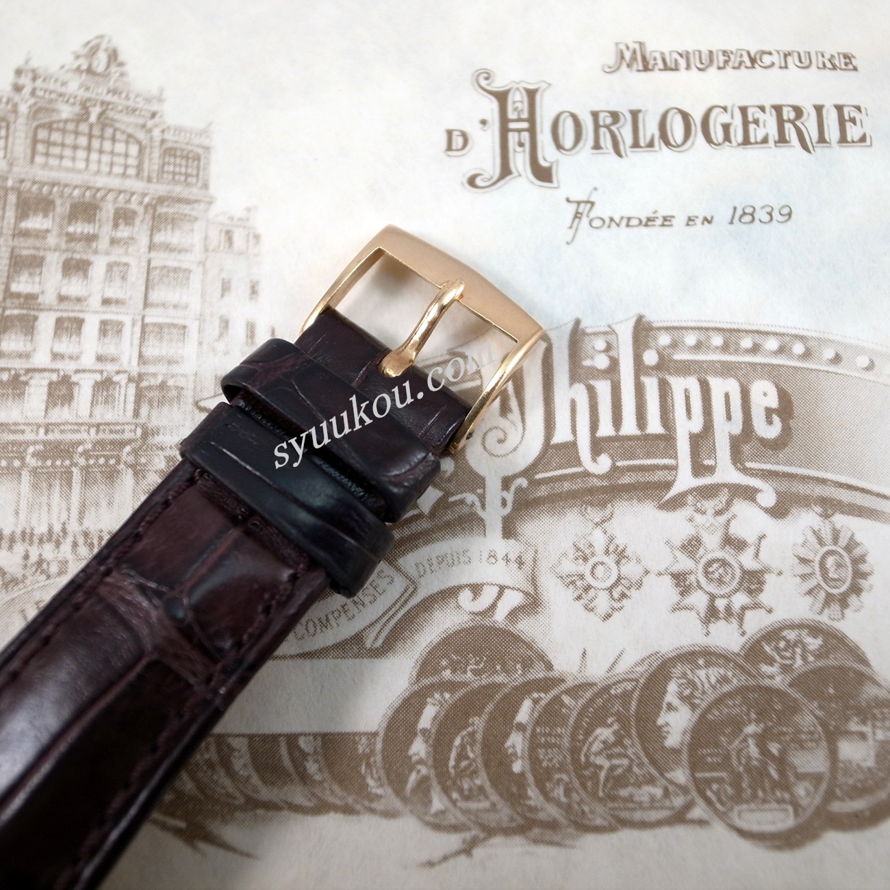 カラトラバ Ref．96 希少なRGケース、ブラックダイヤル | PATEK