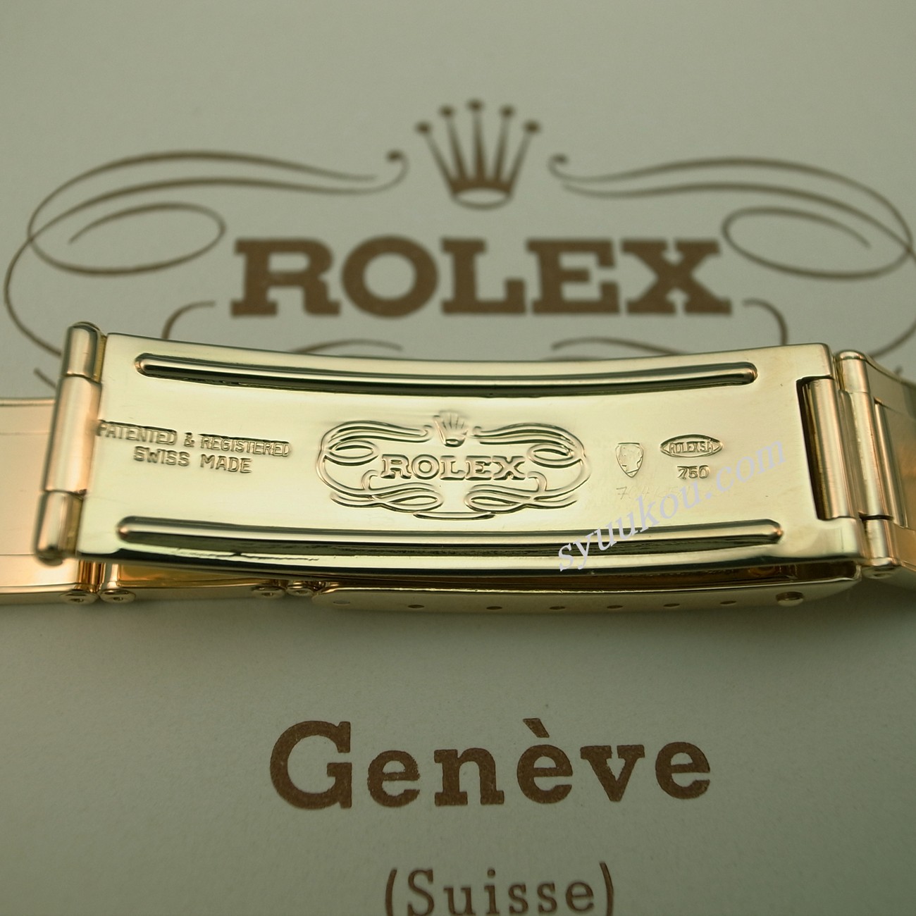 ROLEX K18YG製19mmリベットブレス FF57 | ROLEX