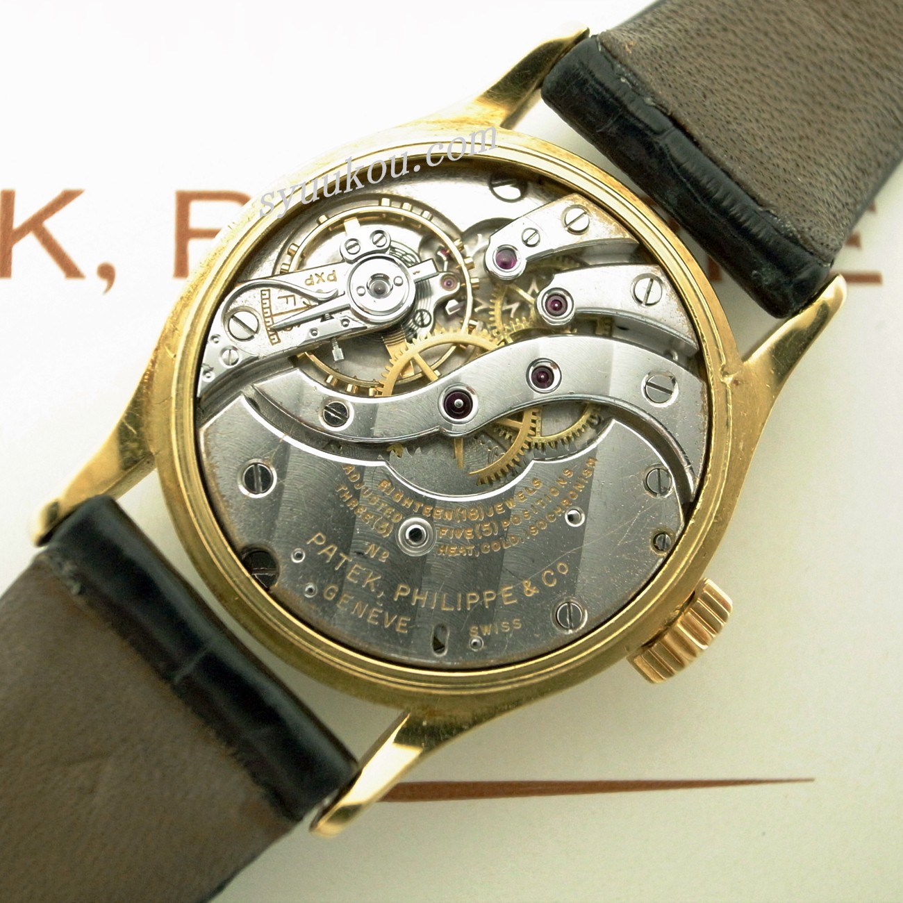 カラトラバ Ref．96 YG製アップライトブレゲ数字ダイヤル