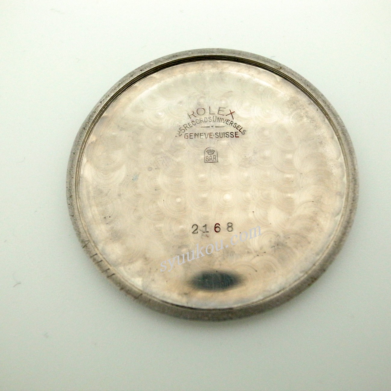 Ref．2168 アップライトブレゲ数字インデックSS製懐中時計