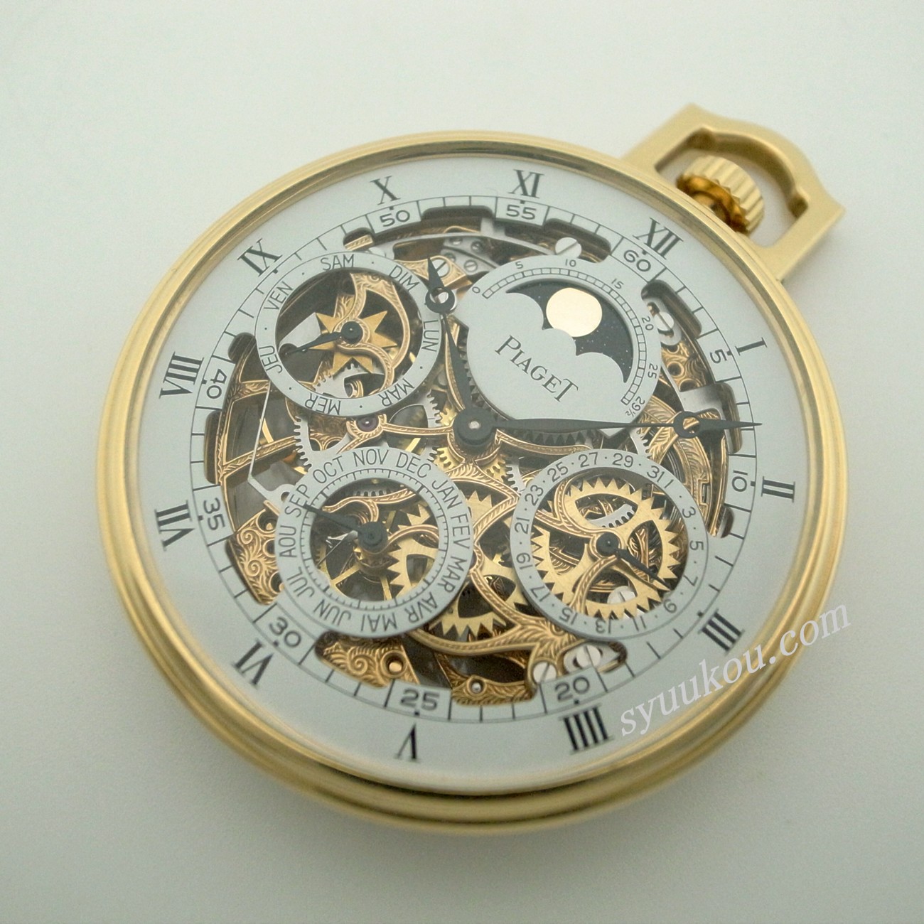 PIAGET／ピアジェ YG製フルカレンダームーンフェイズ付