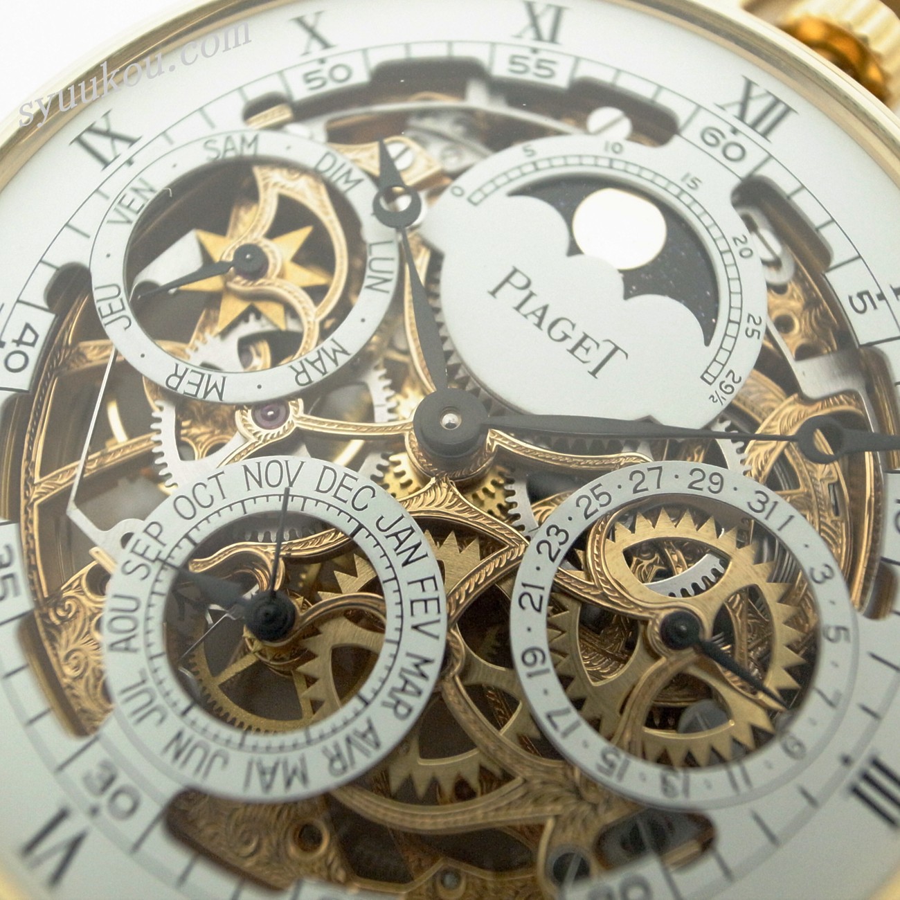 PIAGET／ピアジェ YG製フルカレンダームーンフェイズ付