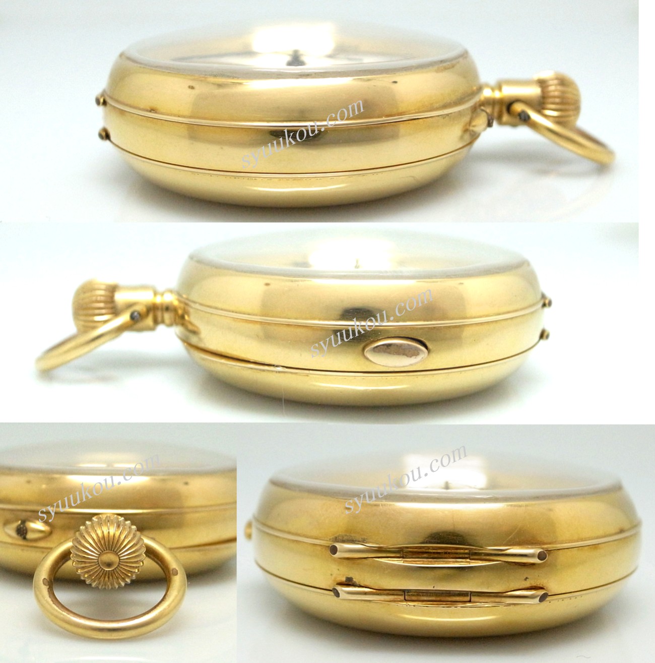 ELECTA スプリットセコンドクロノグラフ付 K18YG製懐中時計