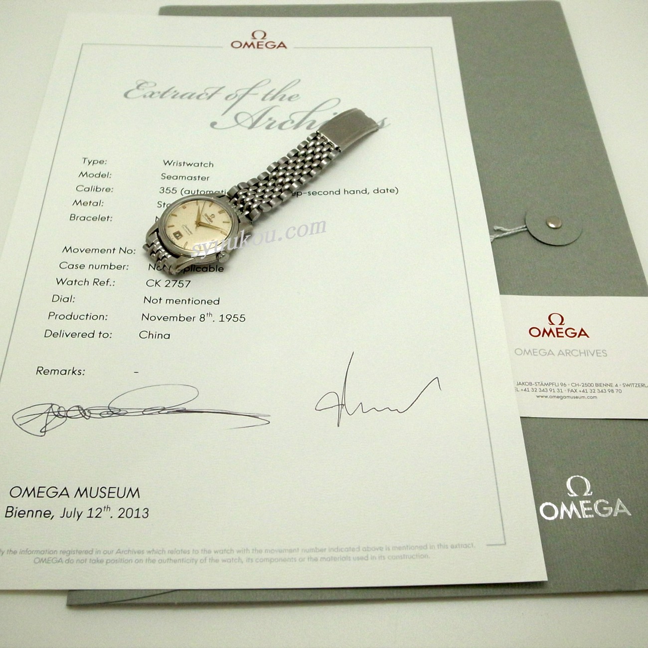 シーマスター バンパー式オート ファーストカレンダー | OMEGA | 時計 