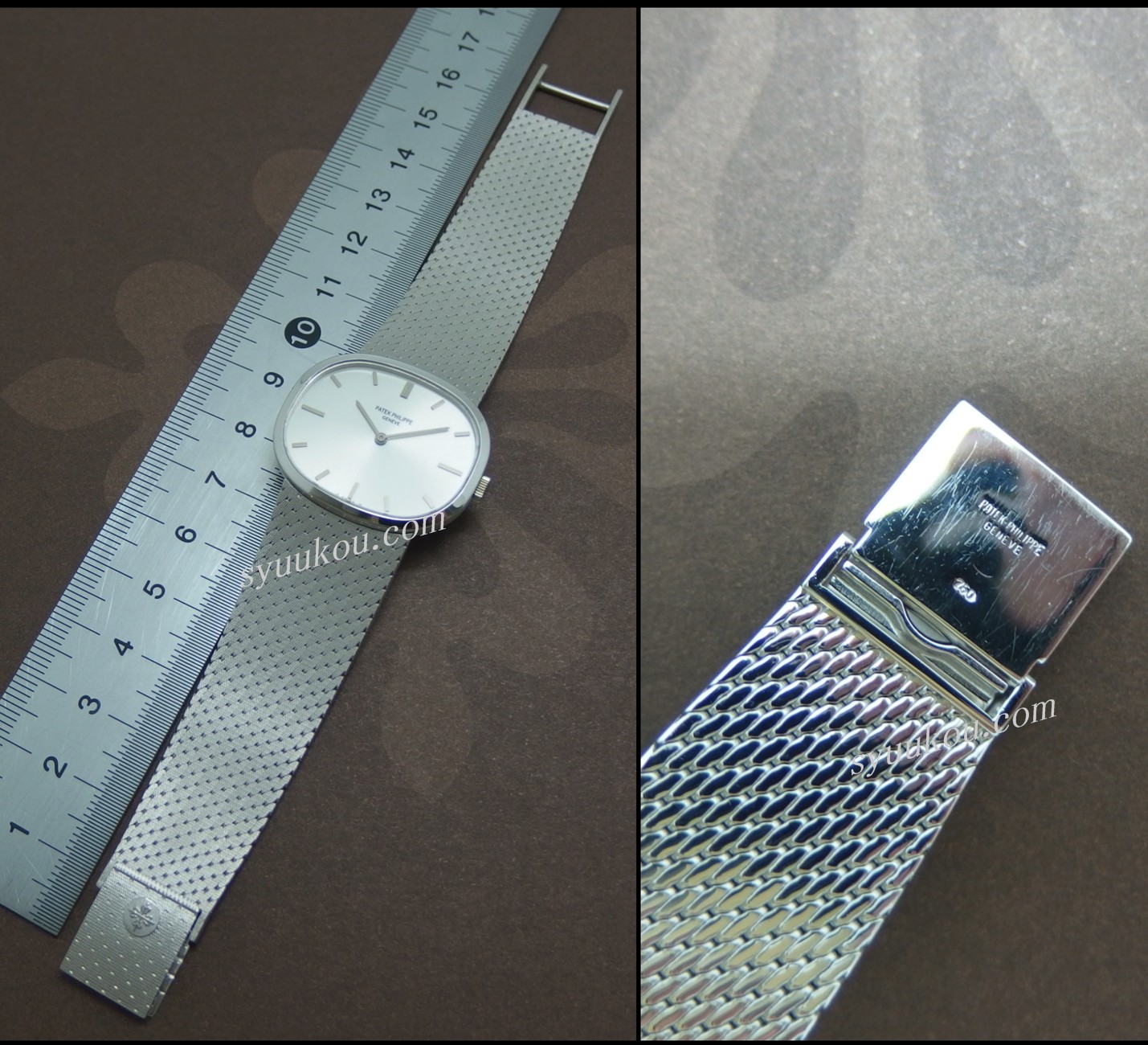 ゴールデンイリプス Ref．3545／1 WG製ブレス | PATEK