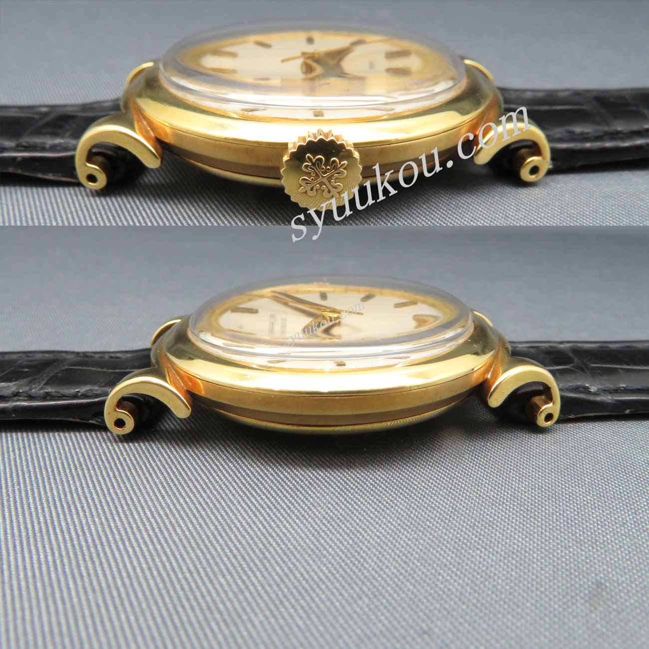 カラトラバ Ref.1491 YG製スクロールラグケースモデル | PATEK